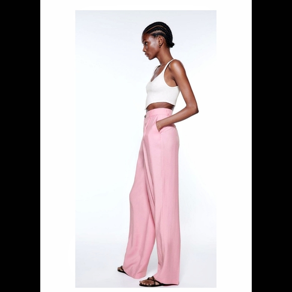 NWOT Zara Full Length Pants **SIZE SOLD OUT ONLINE** - Picture 3 of 8